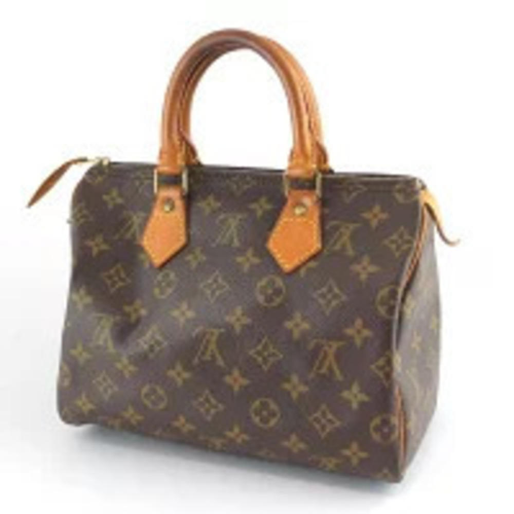 Louis Vuitton Monogram Handbag Speedy Brown
